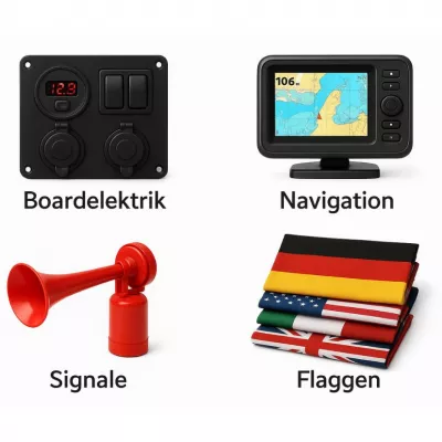 Boardelektrik Navigation Signale Flaggen