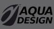 Aqua Design <br> blue and white