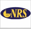 NRS <br> blue and white