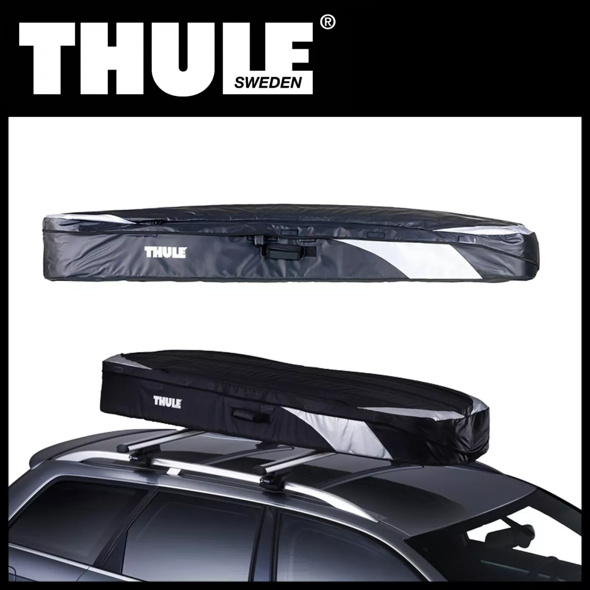 603500 Thule 6035 Ranger 500 Schwarz faltbare Dachbox 300 Liter EasySnap  (Dieser Artikel wird vom Hersteller für Deutschland nicht mehr produziert), Suche nach Produkten, Cargoboxen Dachboxen Gepäckkörbe und Taschen
