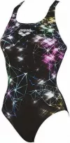 Arena W Galaxy V Back One Piece Black Multi Bikini Gr.36