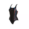 Gr.38 Arena Badeanzug Roy Women schwarz pink Schwimmanzug Damen Einteiler