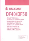 40PS 50PS ab 2005 Suzuki 4Takt Bedienungsanleitung für Außenborder DF40 DF50 
