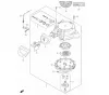 Handstarter komplett Ersatzteil für DF8A DF9.9A Rücklaufstarter Handstarter Suzuki Originalteile 