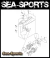 Pos.1 Getriebeghäuse leer Suzuki 2,5PS 4Takt Getriebe Getriebegehäuse Ersatzteile altern. 55110-97J01-0EP pro Stück