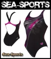 Gr. 36 Damen Badeanzug Arena Tartan One Piece 1A726 schwarz pink 78% Polyamid 22% Elasthan
