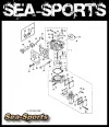 4PS Vergaser komplett Carburetor Mercury Mariner 4PS 5PS 2Takt Motor Vergaser Ersatzteile Seriennr.: 9589154-0P016999 altern.8126471
