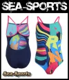 Gr. 140 Arena Girls Badeanzug Kaleidoscope 100% Polyester