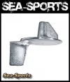 Trim Tab  Anode Ersatzteile für Mercury Mariner 15PS (11KW) 2Takt Außenborder , Getriebe-, Unterwasserteil Ersatzteile altern. 984325 98432Q6