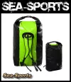 180 Liter Seesack mit Rollverschluss schwarz grün von Langer Packrucksack Rucksack Packsack wasserfest