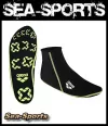 Poolsocken schwarz D-Gr. 36-39 UK-Gr. 3.5-6 Arena Badesocken Men Anti Rutsch Poolstrümpfe Pool Socks