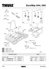 Scheibe Washer 944 947 Thule EuroWay 944 946 Ersatzteilliste Fahrradträger 50729 1500050729
