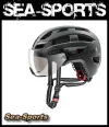Bikehelm mit Visier Radhelm Fahrradhelm Schutzhelm Uvex Gr. 52-57cm finale visor schwarz