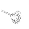 Drehmomentschlüssel 3Nm 52984 Torque Key 3Nm 1500052984 Ersatzteil für Rapid Railling 7105 Fußsatz f. Lastenträger Thule Dachmontage Dachträger (4x Füße) 710500 Thule Evo Clamp geliefert wird ein Ersatzteil pro Stück