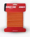 Oranges Universal einsetzbares Bungee Seil ca. 250cm ummanteltes Gummiseil als Gepäcknetz Gepäckspinne Jobe SUP Bungee cord orange