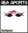 Tracks Junior Racing Kinder Schwimmbrille pink weiss Arena Wettkampfschwimmbrille verspiegelt