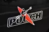 Aufkleber Poucher Faltboote, Fanartikel Pouchlogo, Schwarz
