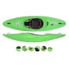 Lemongrünes Curve 3.0 Pro Prijon Kajak Wildwasserkajak HTP Riverrunner 268cm Lemongreen