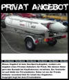 Gebraucht, Privatangebot! Bootstrailer Harbeck 450 BS, speziell für Schlauchboote geeignet, neuwertig