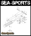 Pinnengestänge Rod Handle Suzuki 4PS 5PS 6PS 4Takt Aussenteile Ruderpinne Ersatzteile (passend auch bei Johnson)