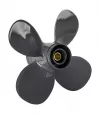Schubpropeller 10Zollx7 5/8 PROPELLERKOMPONENTE, VIER FLUEGEL NH283 ROCHEN-GRAU  Honda BF15 BF20 pro Stück