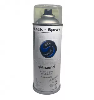 Honda 2K Klarlack Sprühdose 400ml inkl. Härter glänzend (nach Aktivierung spritzfertig) Motorlack Außenborderlack Bootsmotorlack