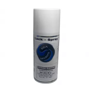 Honda 1K Decklack Sprühdose 150ml metallic-silber NH-282 M-U oyster Motorlack Außenborderlack Bootsmotorlack