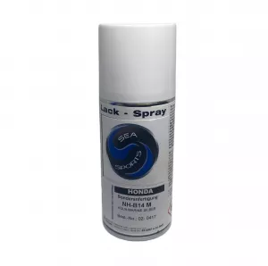 Honda Basislack Sprühdose 150ml aqua marine metallic-silber NH-B14 M Motorlack Außenborderlack Bootsmotorlack
