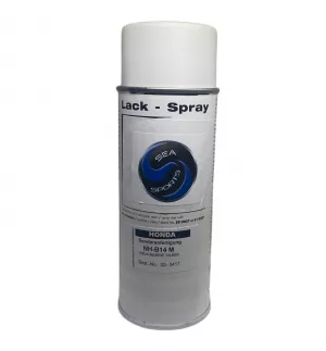 Honda Basislack Sprühdose 400ml aqua marine metallic-silber NH-B14 M Motorlack Außenborderlack Bootsmotorlack