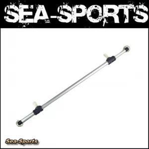 Aluachse ca.680-690mm lg. für Eckla Achse Aluminum Achse silber mit Kunststoff-Endstück für Canyon Foldy Beach-Rolly Splinte nicht im Lieferumfang