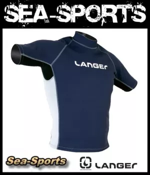 Gr.S Superlight slate Langer Neoprenshirt Kurzarmshirt  für Wassersport