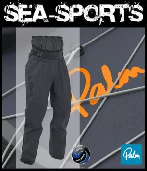 Graue Zenith Paddelhose Jet Grey Pant in Grau von Palm Material 100% Nylon