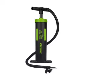 Handpumpe Double Action 2x 2 Liter Doppelhub Luftpumpe Inkl. Schlauch und Adapter Doppelhubpumpe