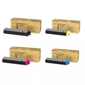 Kyocera TK 520 Tonerpatrone für ECOSYS Drucker FS-C5015N verschiedene Druckerfarbpatronen