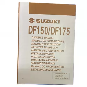 Bücherliste für 150PS Suzuki 4Takt Bedienungsanleitung für Außenborder DF150 Bedienerhandbuch