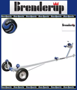 Brenderup 8016 Bootsanhänger Slipwagen 16 Fuß mit Rollen