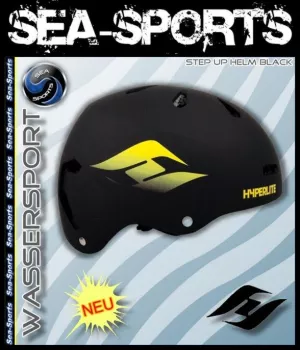 Hyperlite Step Up Wassersport Helm Black von Bern Größe S