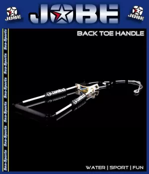 Jobe 16 Zoll Back Toe Handle für Wasserski Jobe Barfuß Fuß Hantel Front Toe Handle Black für Wasserski Restposten Auslaufartikel