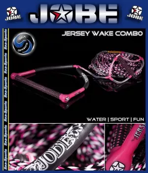 Wakeboardhantel auch für Kneeboard geeignet Einzelstück Restposten Jobe 15 Zoll Ropes Handles Jersey Wake Combo mit V-grip für Wakeboard 