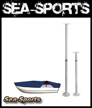Persenningstütze für Walker Bay Anka usw. Flachpersenning 60-100cm teleskopisch Persenning Stütze verstellbar