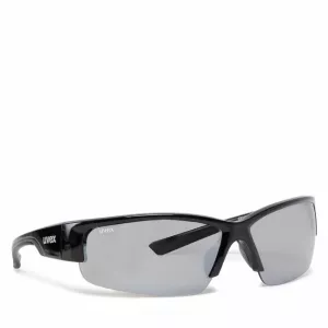 Uvex Sportstyle 215 Sonnenbrille Sportbrille black litemirror silver one Size